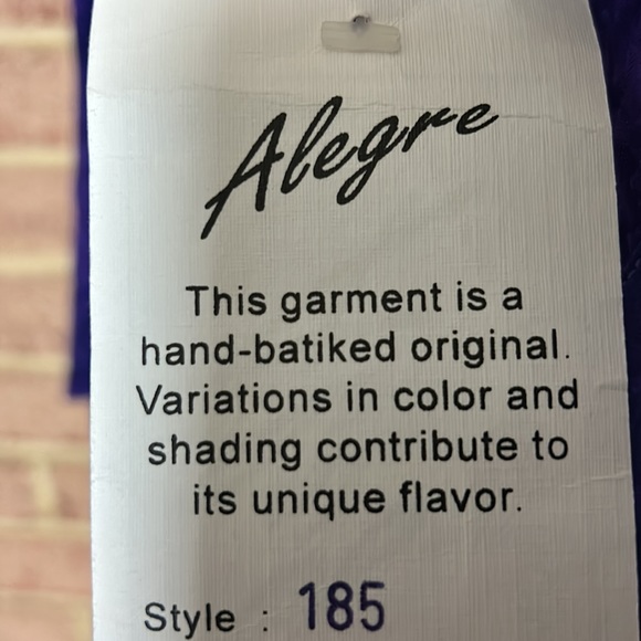 Alegre purple tie-dye starfish top - Picture 3 of 4